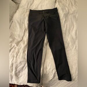 Men's Lululemon Charcoal Commission Pants - 34 - skinny